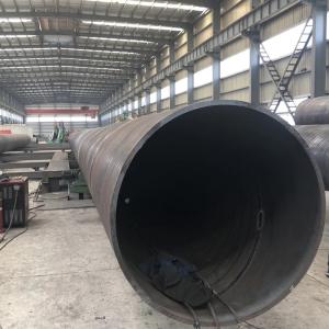China ASTM A252 Long 50 Meters SSAW Steel Pipe tube For Water Pipeline Project factory