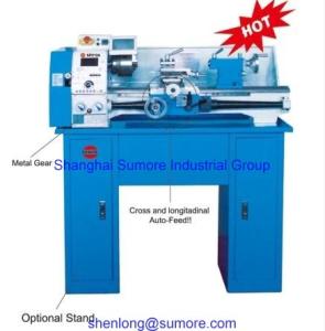 China small big bore variable speed bench lathe factory