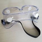 Transparent Color Medical Safety Goggles Fully Enclosed Design PVC Frame