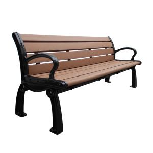 China Waterproof Outdoor Recycled Plastic Benches Rust Resistant With 2 Seater factory