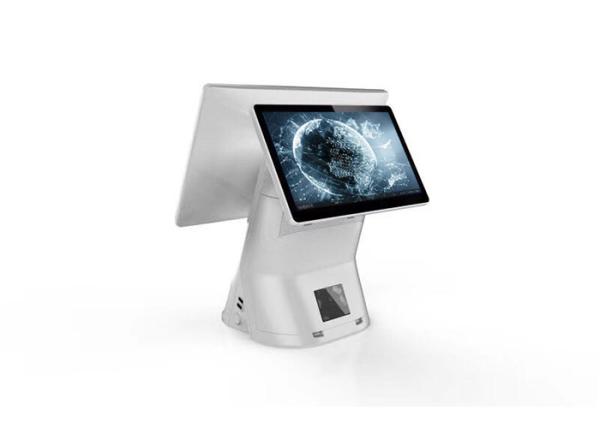 OEM Dual Screen POS , Micros POS Terminal Thermal Printer Integrated 32GB 64GB