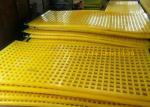 Red Yellow Polyurethane Casting Vibrating PU Screen Mesh