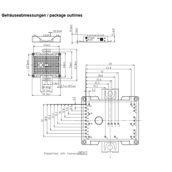 FS50R12W2T4 Low VCESAT 335W IGBT Module Infineon Technologies