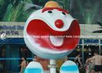Customized Colorful Carp Spray Aqua Park Equipment For Children / Kids Fun in