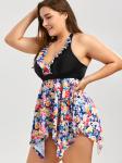 swimwear women bikini Large size swimsuit black dress Beach vacation sexy piece