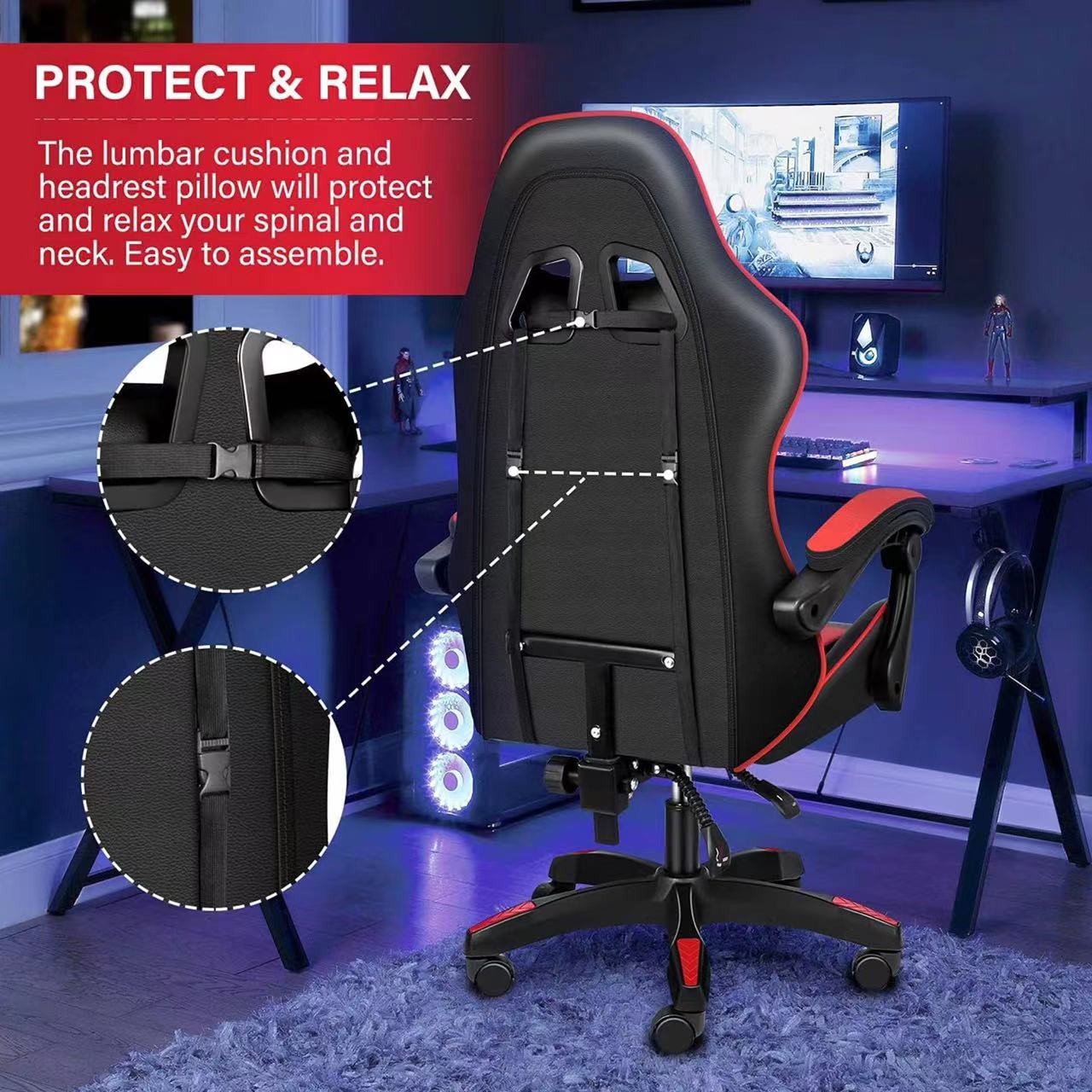 2D Armrest 360 Swivel Mesh Executive Chair Iron Office Reclining Furniture for Gaming