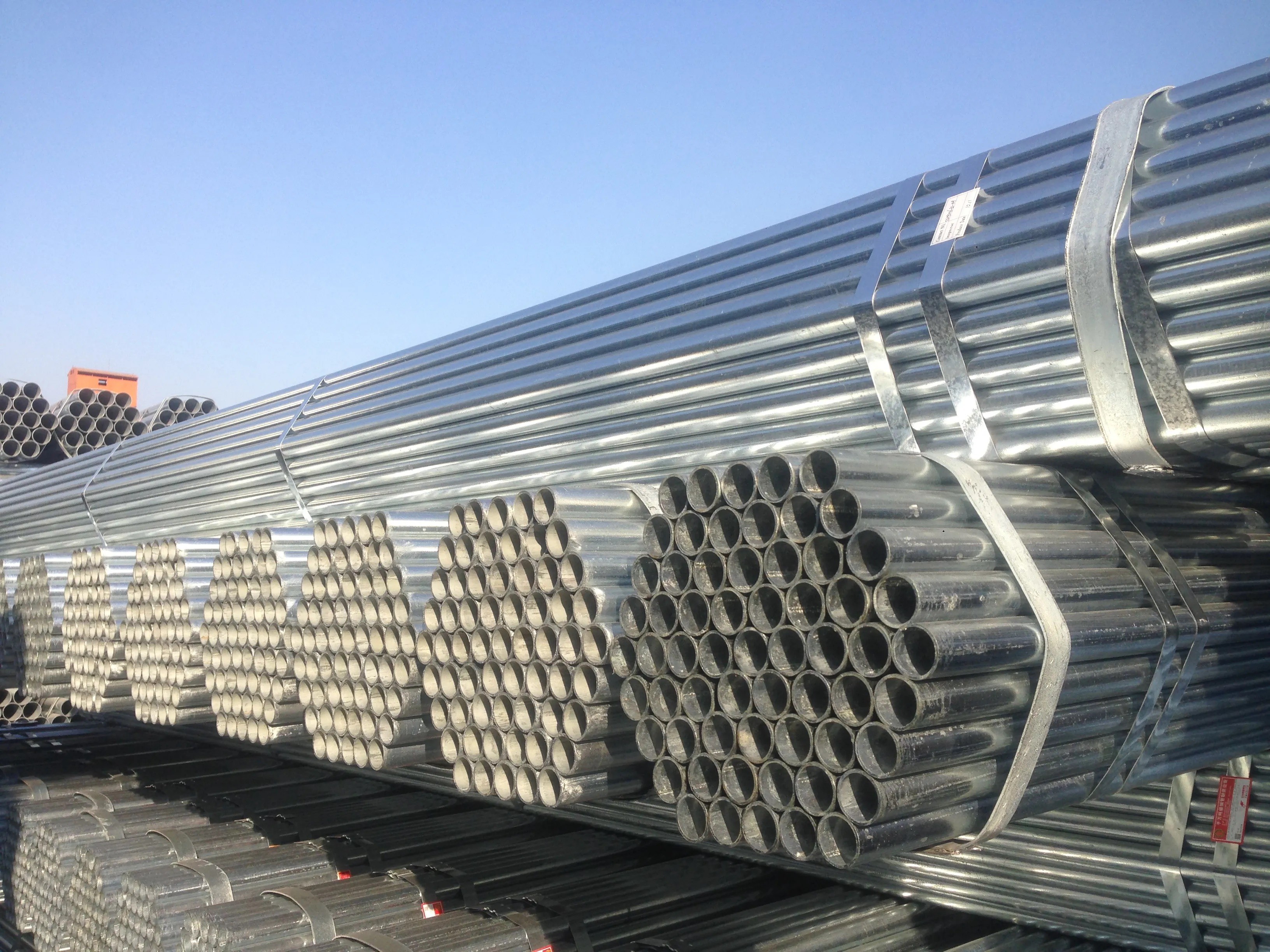 Cold Rolled Pre Galvanized Steel Pipe 165mm A36 Threaded For Handrails And Balustrades