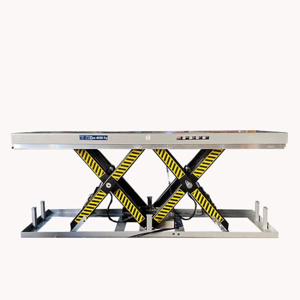 Transverse Double Scissor Lift Tables 2 Ton Max Height 39.37in Large Platform 2