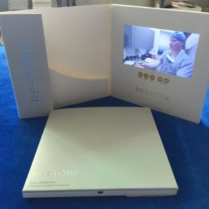 China Creative Interactive Video Editing Books Folded With USB Cable factory