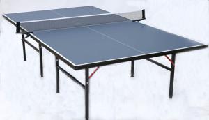 China Foldable Portable Table Tennis Table , Full Size Ping Pong Table For Recreation factory