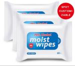 10 Pcs Alcohol Hand Sanitizer Wipes Antibacterial Non Woven Material CE