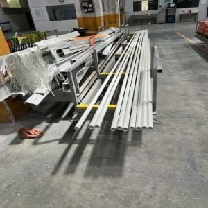 China Wall Thickness 2.5mm Pultrusion FRP Round Tube Light Grey As Facility Of Infrastructures factory