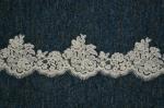 garment accessories fancy Embroidery cord lace border Different Color