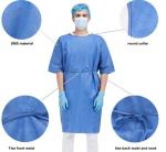 18gsm Dustproof SMS Disposable Patient Gowns Disposable Medical Scrubs