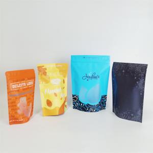 China Resealable Snack Food Food Packaging Pouches Zipper Top Moisture Proof factory