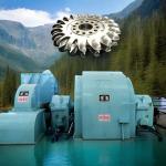 100kw-50mw Pelton Turbine Generator Stainless Steel Cast Iron F Insulation Air