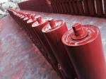 ODM Port Industrial 133mm Diameter Friction Roller With Bracket