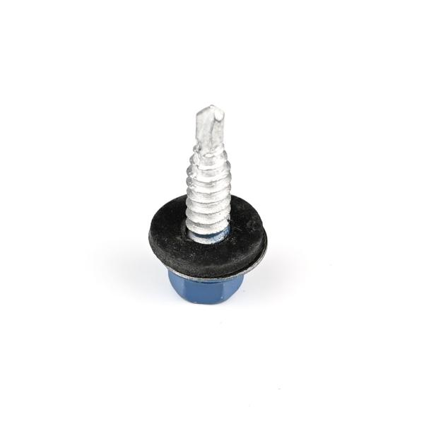 Ruspert Finish 4.8mm Hex Washer Head Stainless Steel with Bonded Washer