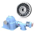 Stainless Steel Turgo Turbine Generator Vertical / Horizontal Installation 200kW