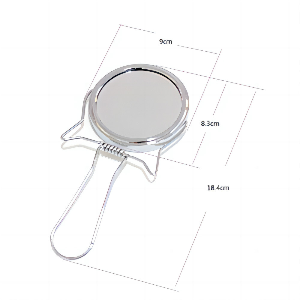 Compact and Lightweight Makeup Mirror for Travel-Friendly Beauty