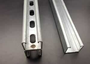 China Q235 Slotted C Channel 2.0mm Double Stainless Steel Unistrut Channel factory