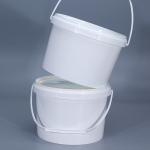 Logo Printing Food Grade White Plastic Buckets and Customizable