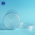 Cylinder Canned Plastic Biscuit Containers Durable Round Plastic Tubs