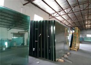 China Low Iron Ultra Clear Float Glass For Buildings Decorative , 1.8mm-19mm Thick factory