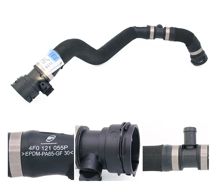 Audi Car Engine Parts 4F0121055F Silicone Radiator Hose Kit Auto Engine Coolant Water Pipe For Audi A6