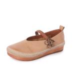 S131 Factory new genuine leather Velcro literary and fresh women's shoes, cotton