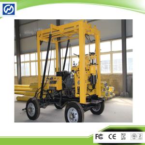 China 100m depth 200mm diameter tractor mounted water well drilling rig factory