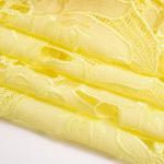 135cm Width Water Soluble Lace Fabric 100% Polyester Floral Fabric Flower