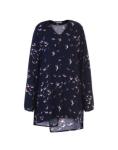 Long Fashion Ladies Blouse Stylish Women'S Blouses With Back Slit Hem