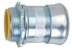 Small Steel Conduit Pipe Accessories , Rigid Conduit Compression Connector