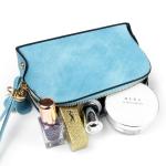 Recyclable Half Moon Shape Makeup Travel Bag With Tassel