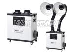 110V White Moxibustion nail salon fume extractor Equipment with Double Arms