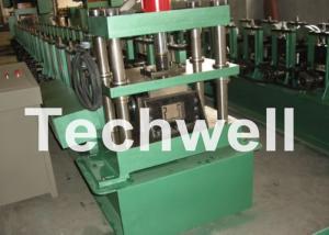 China GCr15 Steel Cable Tray Roll Forming Machine For Storage Rack , Rack Beam 12-15m/min factory