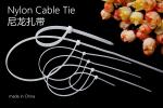 Nylon Cable Tie 3 Series Self Locking Cable Tie Black Nylon Cable Tie White