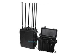 China 6 Bands Military Bomb Manpack Jammer 460w High Power With 5% ~ 90% Humidity factory