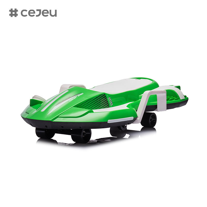2 in 1 Electric Pedal & Push Ride On Toy Wiggle Car with Light USB，MP3 and Music for Kids Unisex