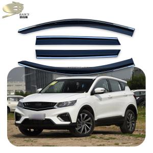 China Injection Window Visor , Auto Side Window Deflectors For Geely Binyue 2019 factory