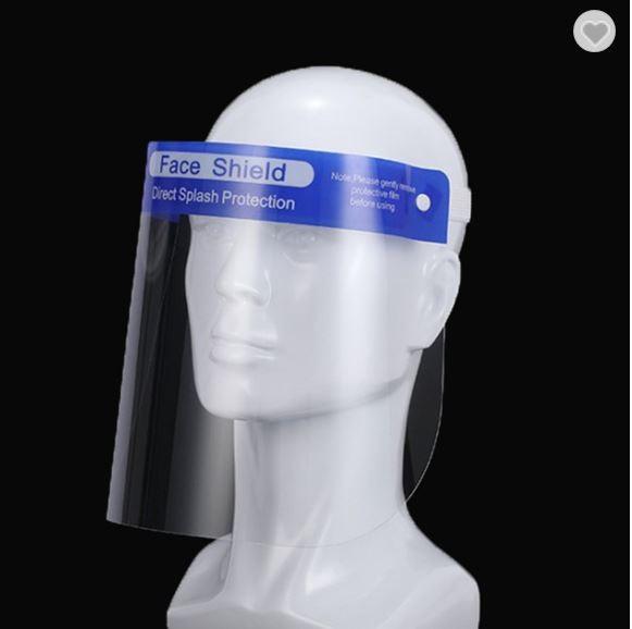 Custom Personal Protective Mask Disposable Plastic Splash Protection Full Face