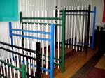 Customized Black Zinc Steel Metal Garrison Fence Panels Maintenance Free