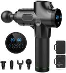 2500mAh 30 Speeds Handheld Percussion Massager Ultra Quiet LCD Touch Screen