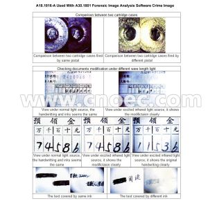 Forensic Comparison Microscope With Document Examination System
