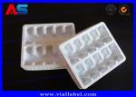 10 Vials 2ml White PET Plastic Blister Packaging