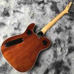 2020 Grand Special F Hole TELE P90 Pickuo Electric Guitar Quilted Maple Abalone