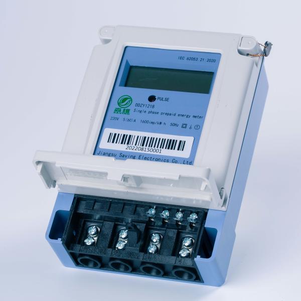 IP54 Single Phase Prepaid Energy Meter 160x112x71mm LCD Screen 3 Phase