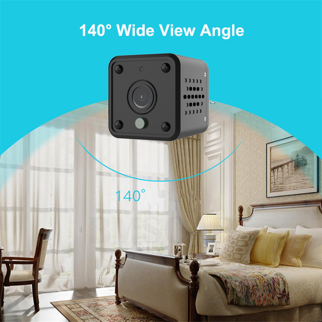 Tuya Smart Life Small Mini Wifi Camera IP Wireless Battery 1080P HD Video CCTV Nanny Body Cam Night Home Security Google