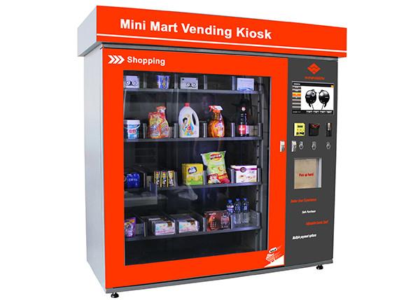 Touch Screen Mini Mart Vending Machine Business Station Automated Retail Coin /